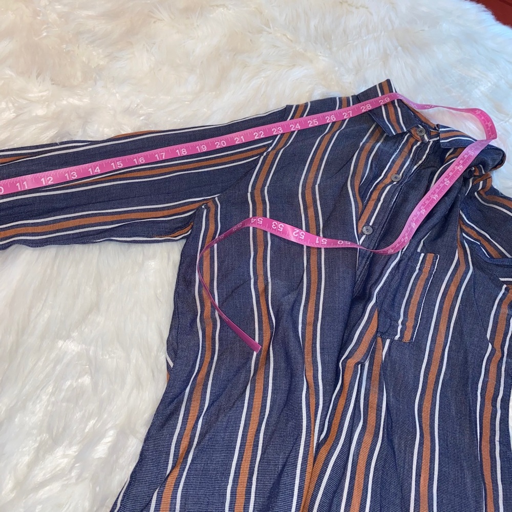 Universal Thread stripped flowy button down size … - image 14